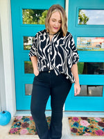 Judy Blue Tummy Control Black Flares