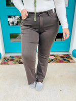 Judy Blue Dark Brown 90’s Straight Hem Jeans