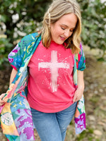 Splatter Cross Design Tee