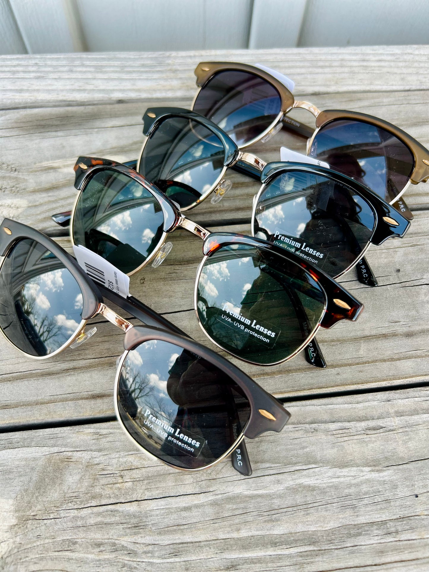 Retro Metal Rim Sunglasses (Multiple Colors)