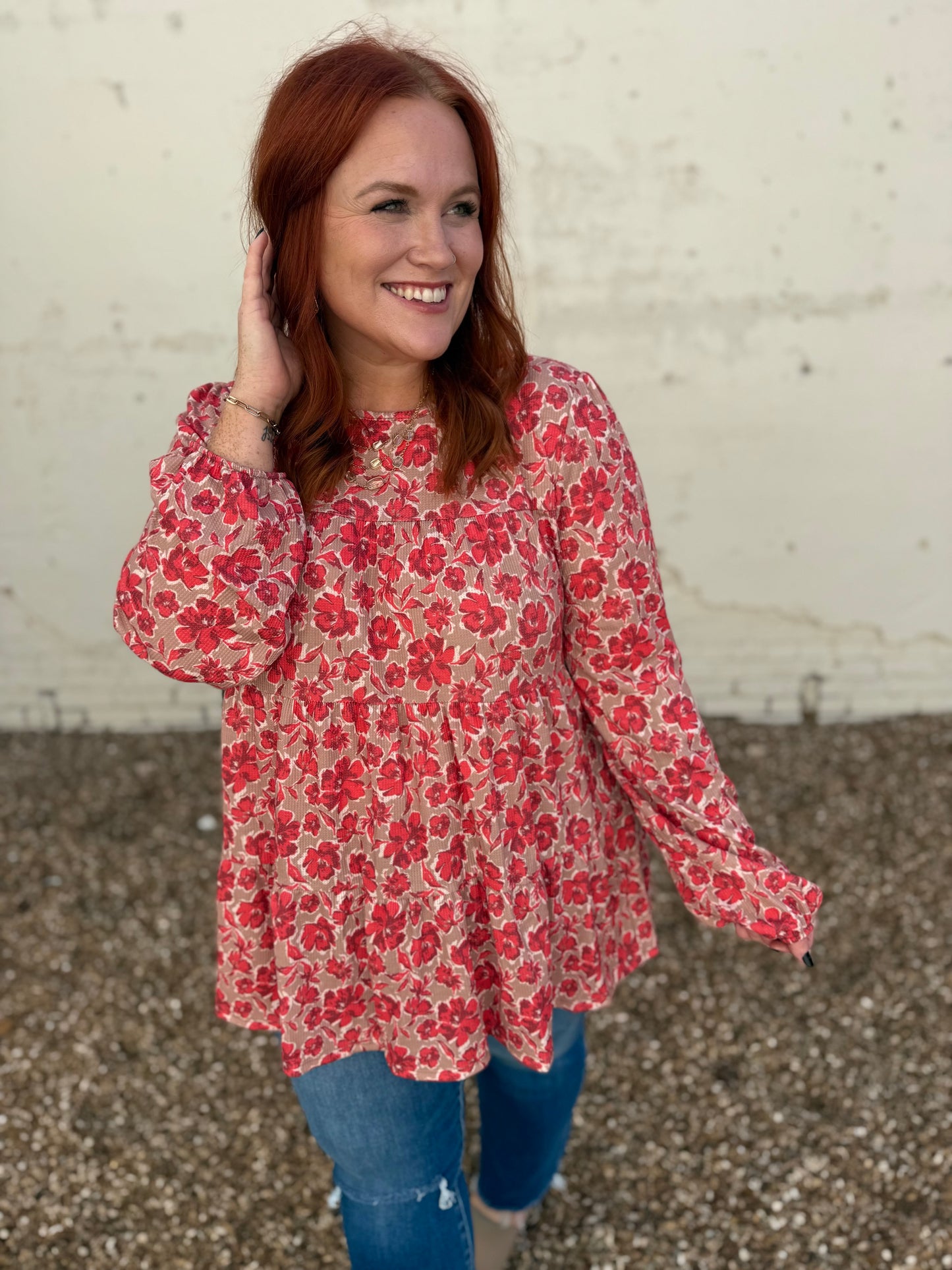 Fiona Floral Long Sleeve Top