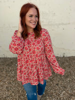 Fiona Floral Long Sleeve Top