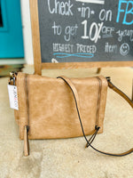Kaci Overflap Crossbody in Khaki