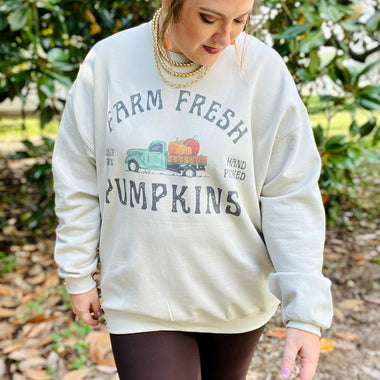 Farm Fresh Pumpkins Sweatshirt
