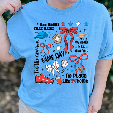 Baseball Collage Tee (Any Color!)