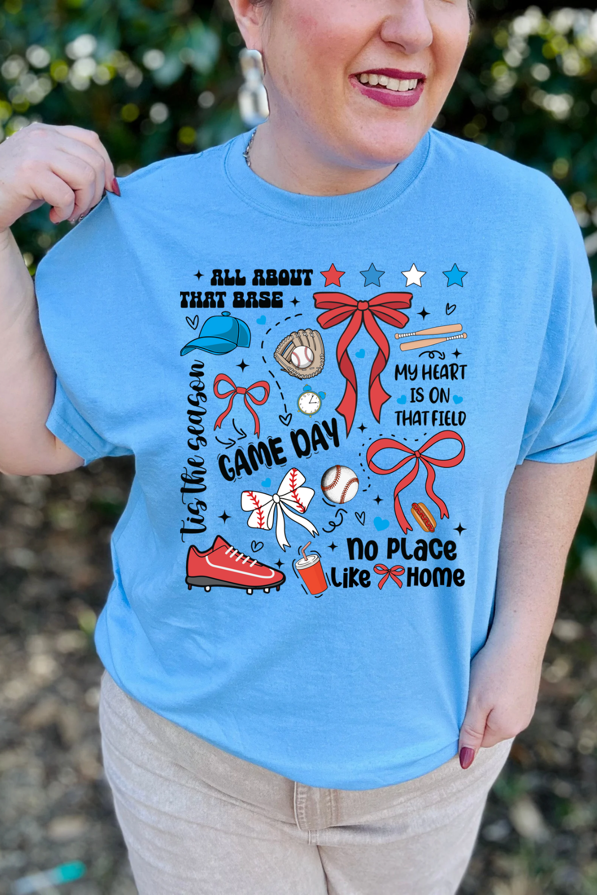 Baseball Collage Tee (Any Color!)