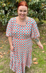 Georgia Geo Print Dress