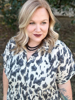 Olivia Animal Print Dress