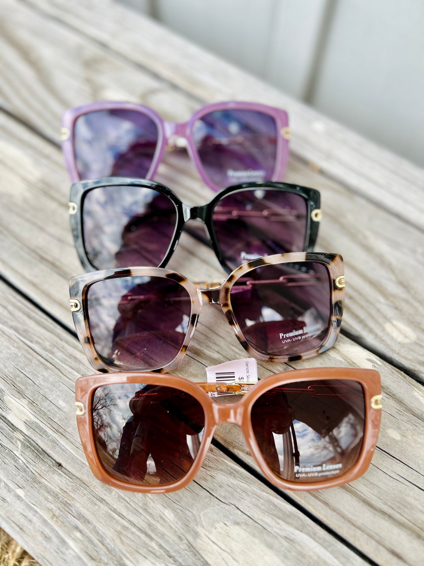 Oversize Square Cateye Sunglasses (Multiple Colors)