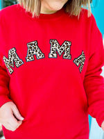 Mama Chenille Patch Sweatshirt (Any color sweatshirt)