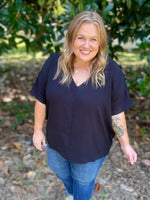 Regina Woven Top (Multiple Colors)