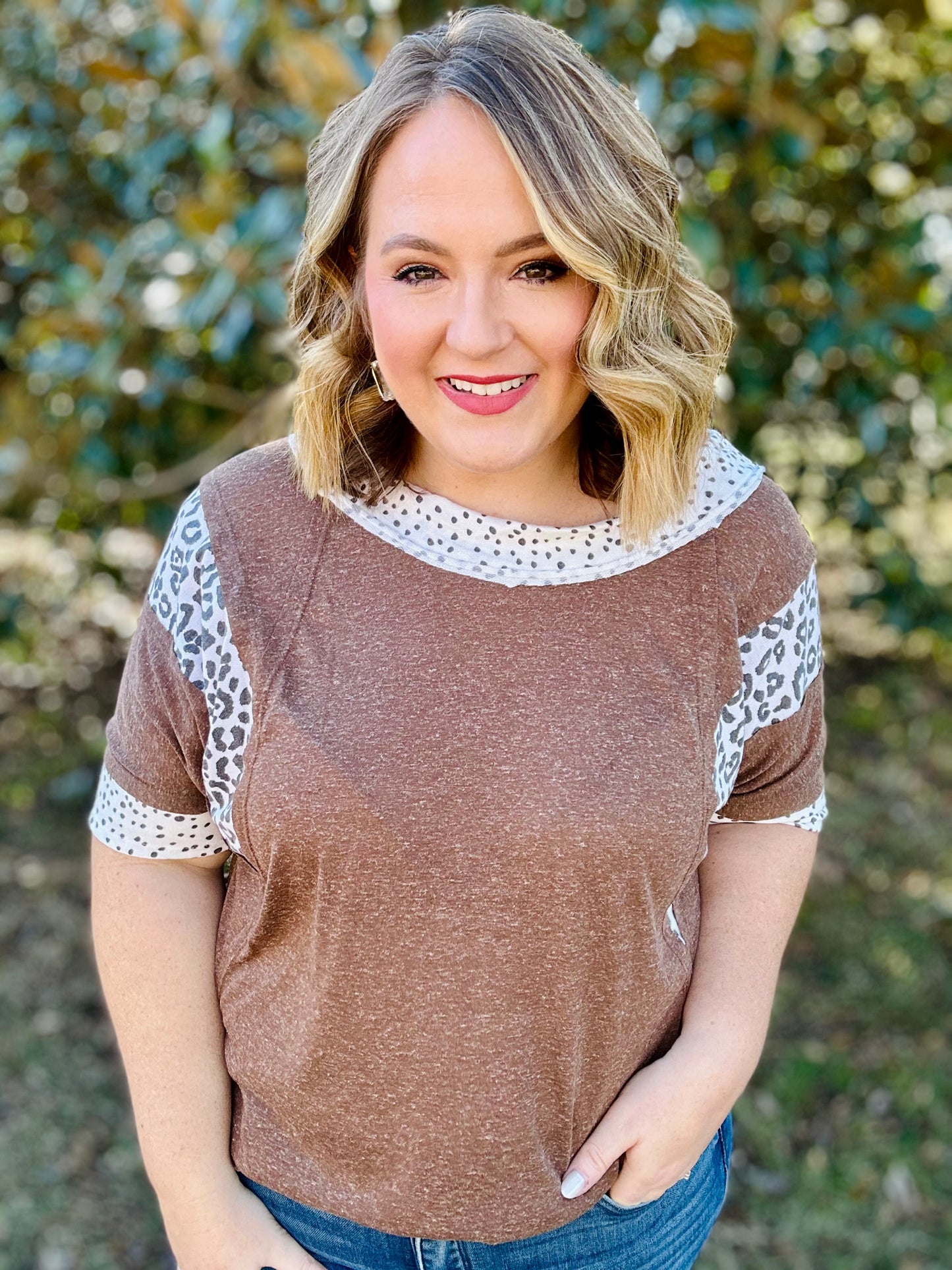 Krystal Animal Print Tunic