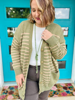 Sherri Striped Cardigan