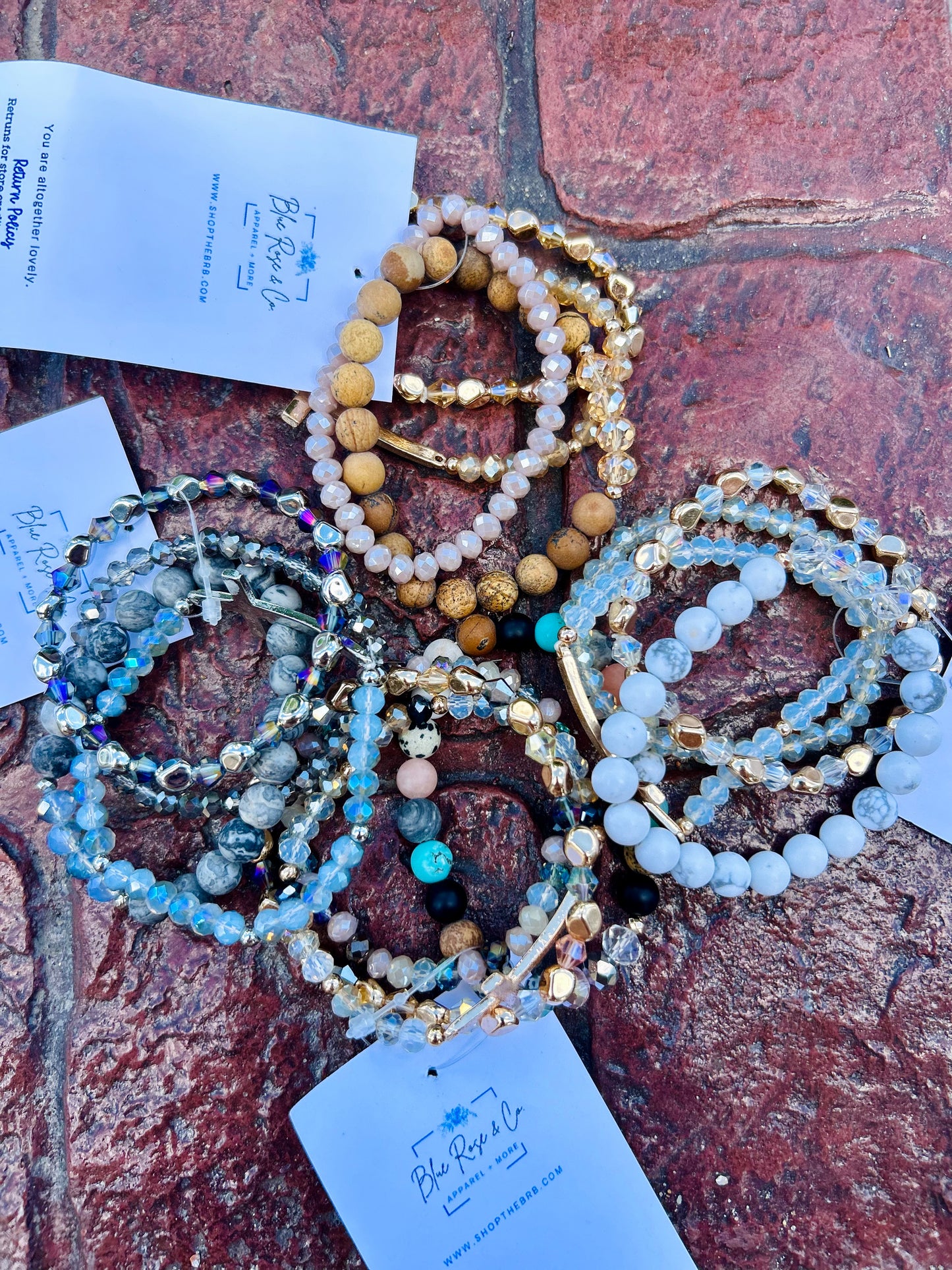 Metal Tone Cross Stack (Multiple Colors)