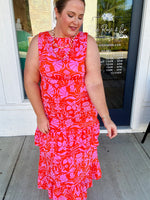 Rachael Tropical Dress (Reversible)