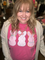 Bunny Trio Tee on Comfort Color