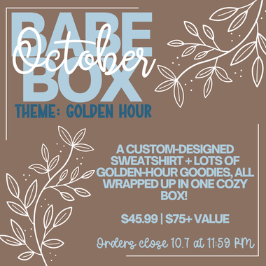 October Babe Box: Golden Hour (Available until 10/7)