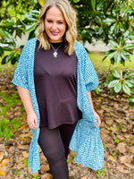 Donna Geometric Kimono