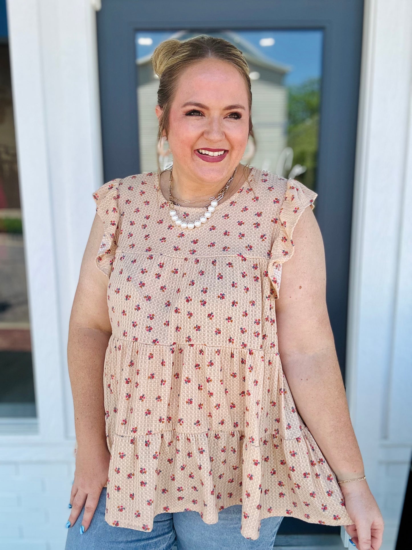 Baby Floral Tiered Top