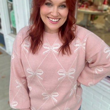 Bennie Bow Top in Pink