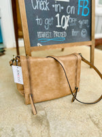 Kaci Overflap Crossbody in Khaki