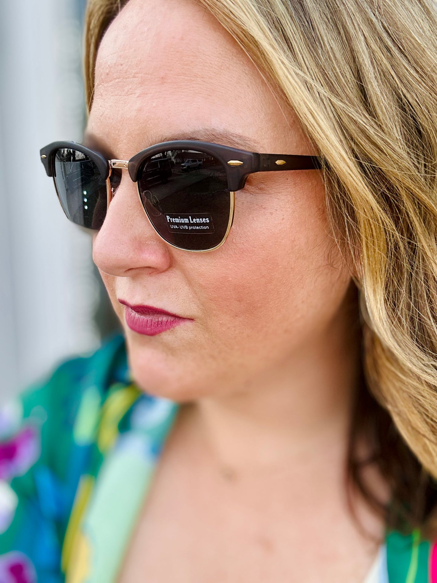 Retro Metal Rim Sunglasses (Multiple Colors)