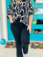Judy Blue Tummy Control Black Flares
