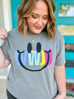 Smiley Jesus Tee on Comfort Color (Multiple Colors)