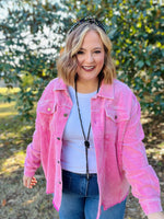 Samantha Corduroy Shacket (Multiple Colors)