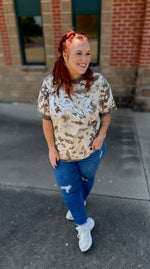 Mascot Bleached Tee (Customizable)