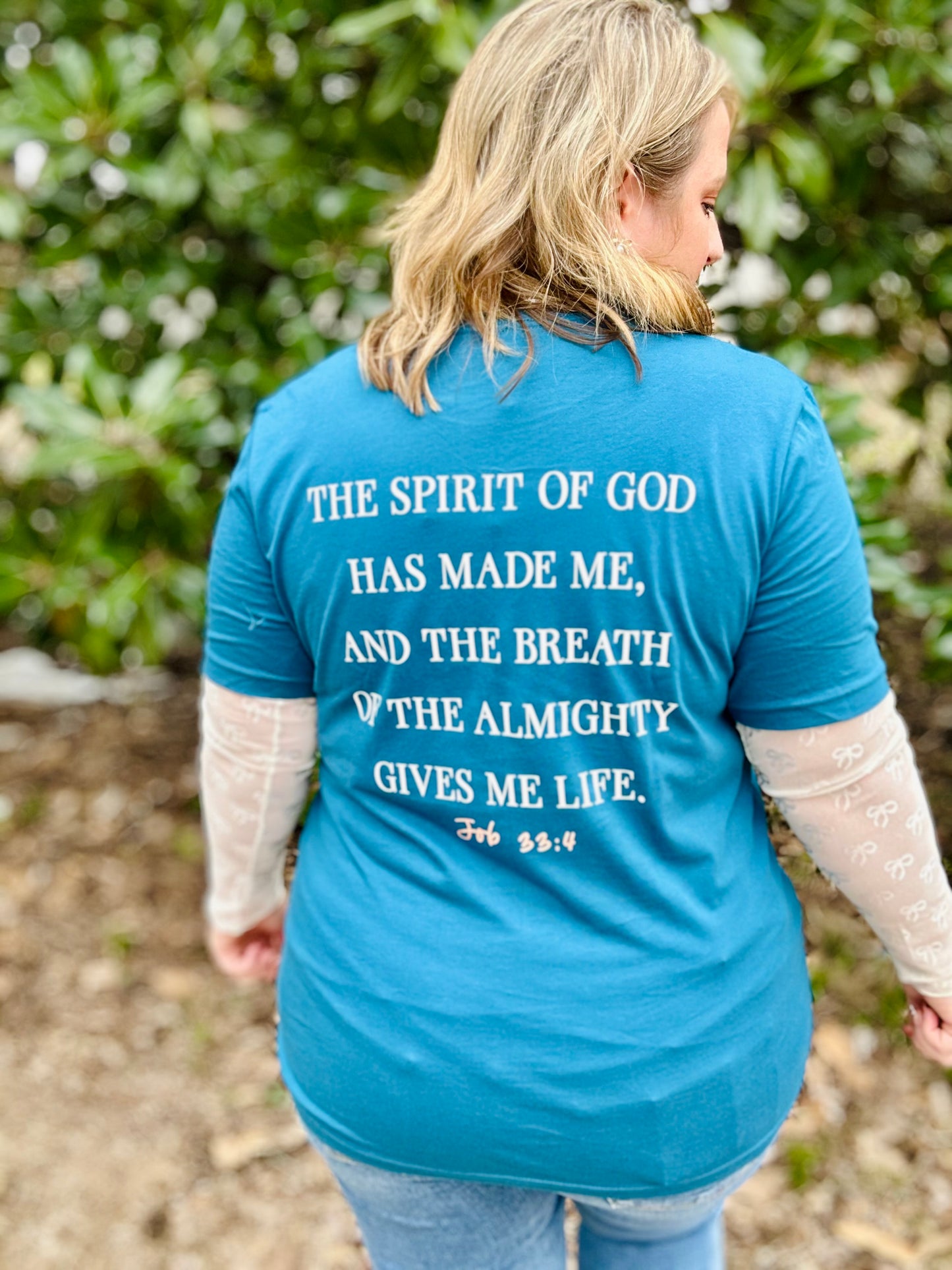 YHWH Floral Tee (Front & Back)