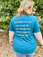 YHWH Floral Tee (Front & Back)