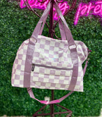 Checkered Travel Duffel (Multiple Colors)