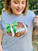 Watercolor School Spirit Football Tee (Any School!)