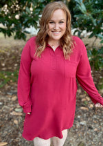 Brooke Brick Red Dress