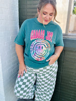 Olivia Checkered Barrel Pants