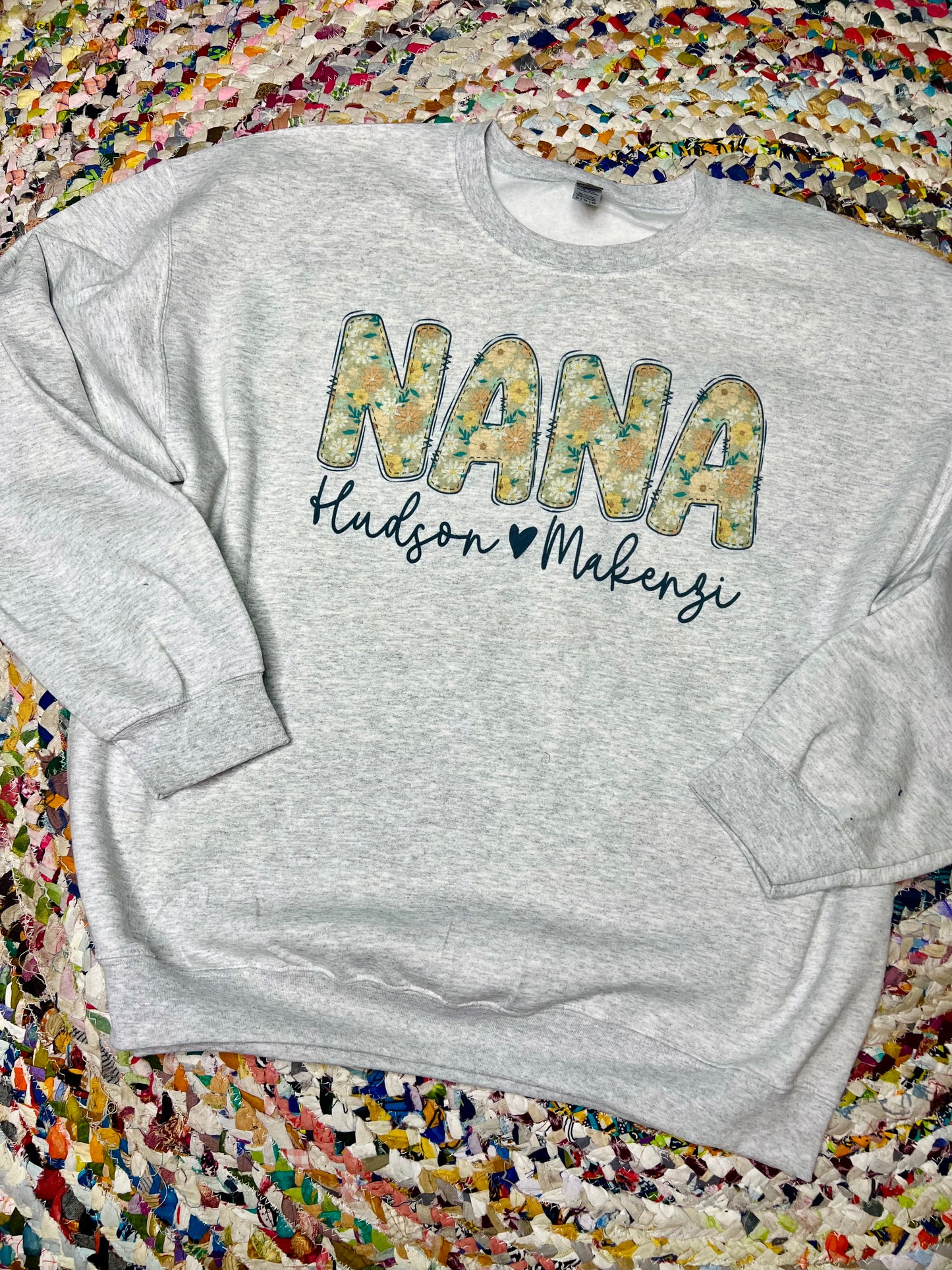 Custom Floral Sweatshirt