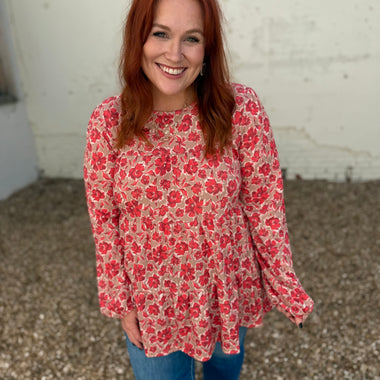 Fiona Floral Long Sleeve Top