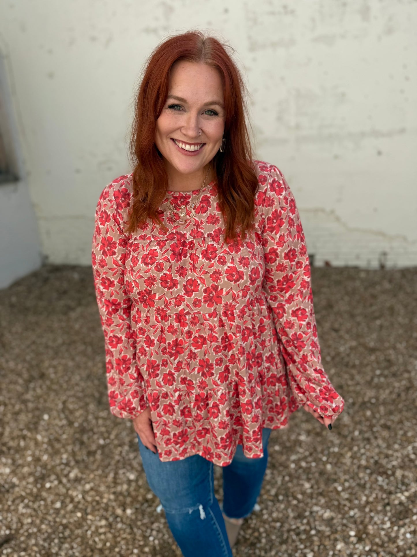 Fiona Floral Long Sleeve Top