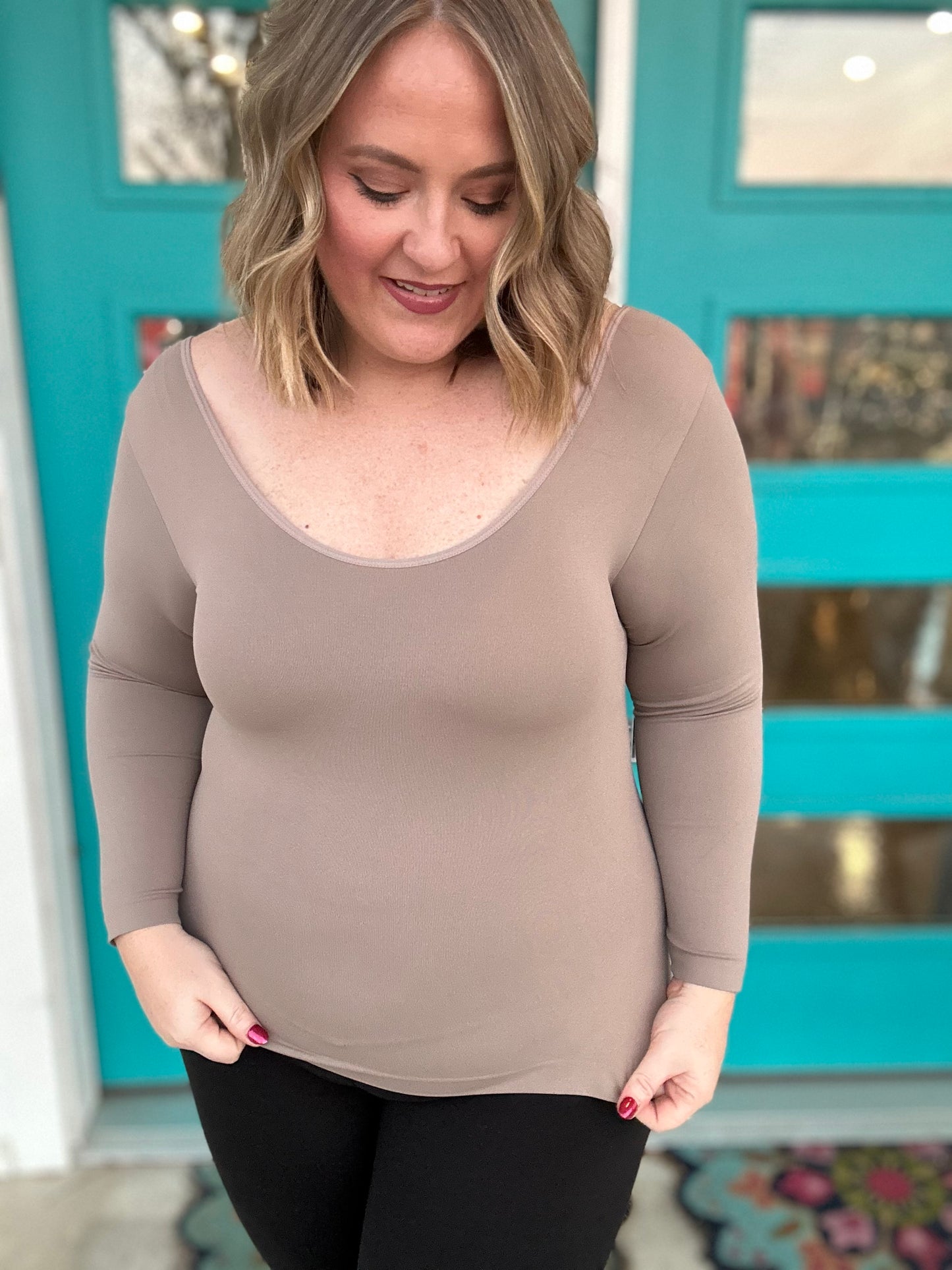 (RESTOCK) Seamless Reversible Long Sleeve (Multiple Colors)