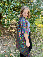 Multicolor Sequin Duster