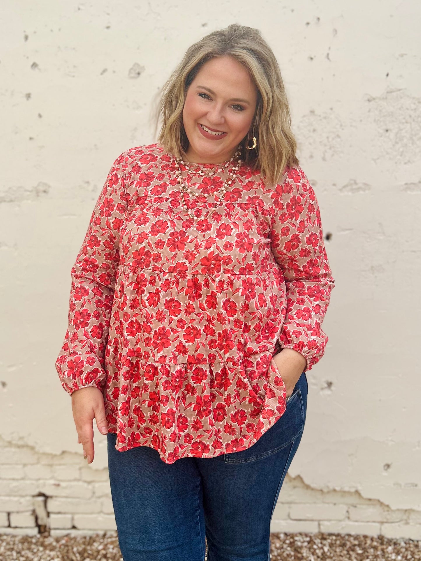 Fiona Floral Long Sleeve Top