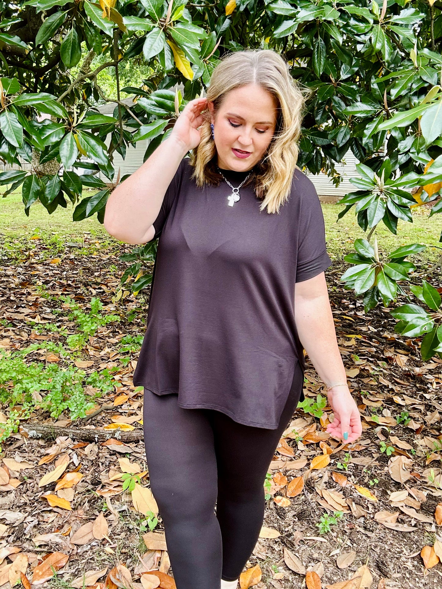 Rachelle Leggings Set In Black