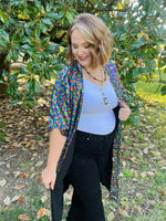 Multicolor Sequin Duster