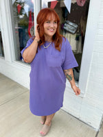 Lakyn Purple Woven Dress