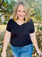 Jess Solid Color Pocket Tee (Multiple Colors)
