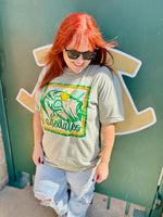 Glitter Star School Spirit On Comfort Colors (Customizable)