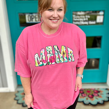 Spring Floral Mama Tee