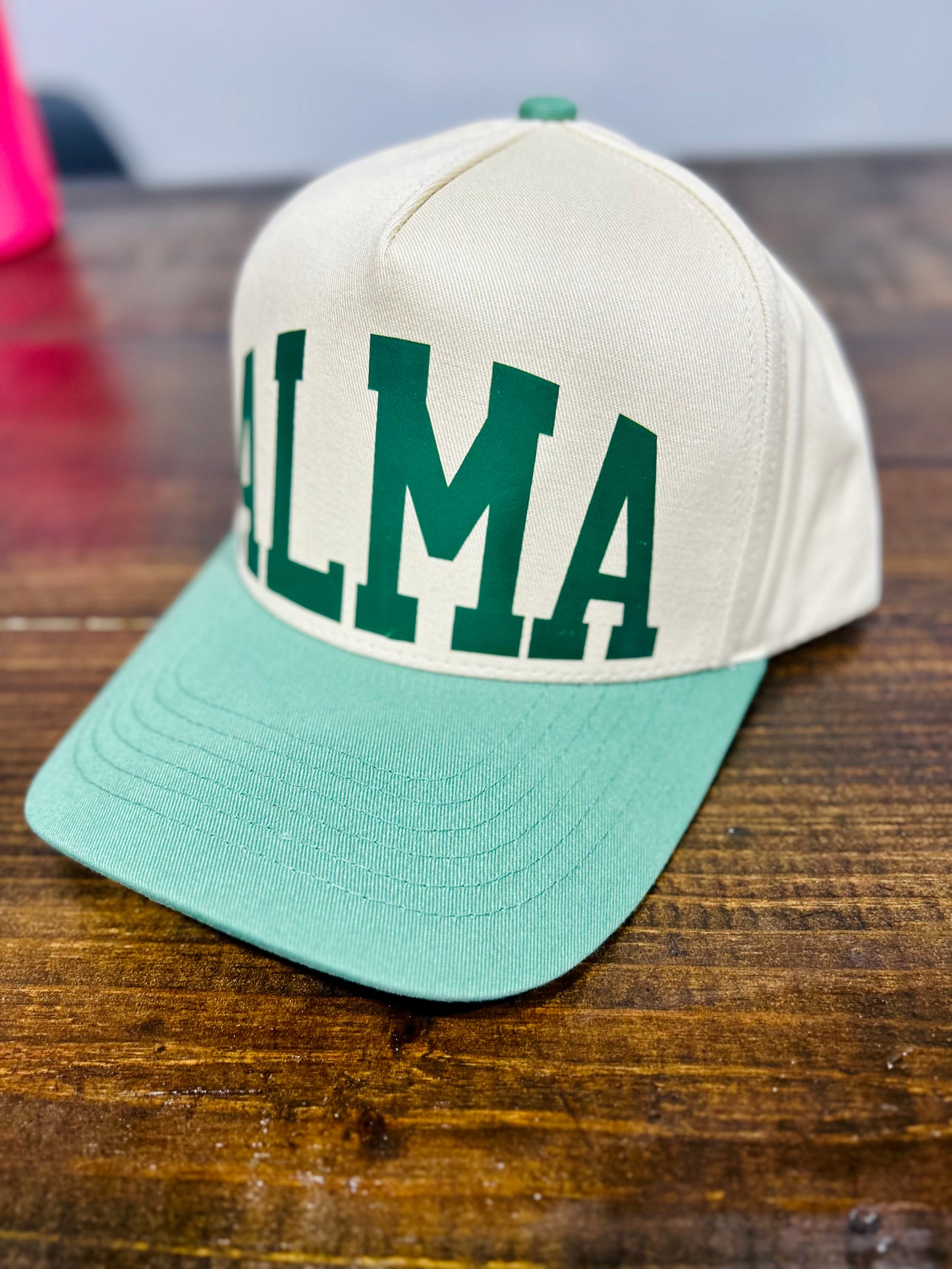 Alma Varsity Twill Hat in Sage