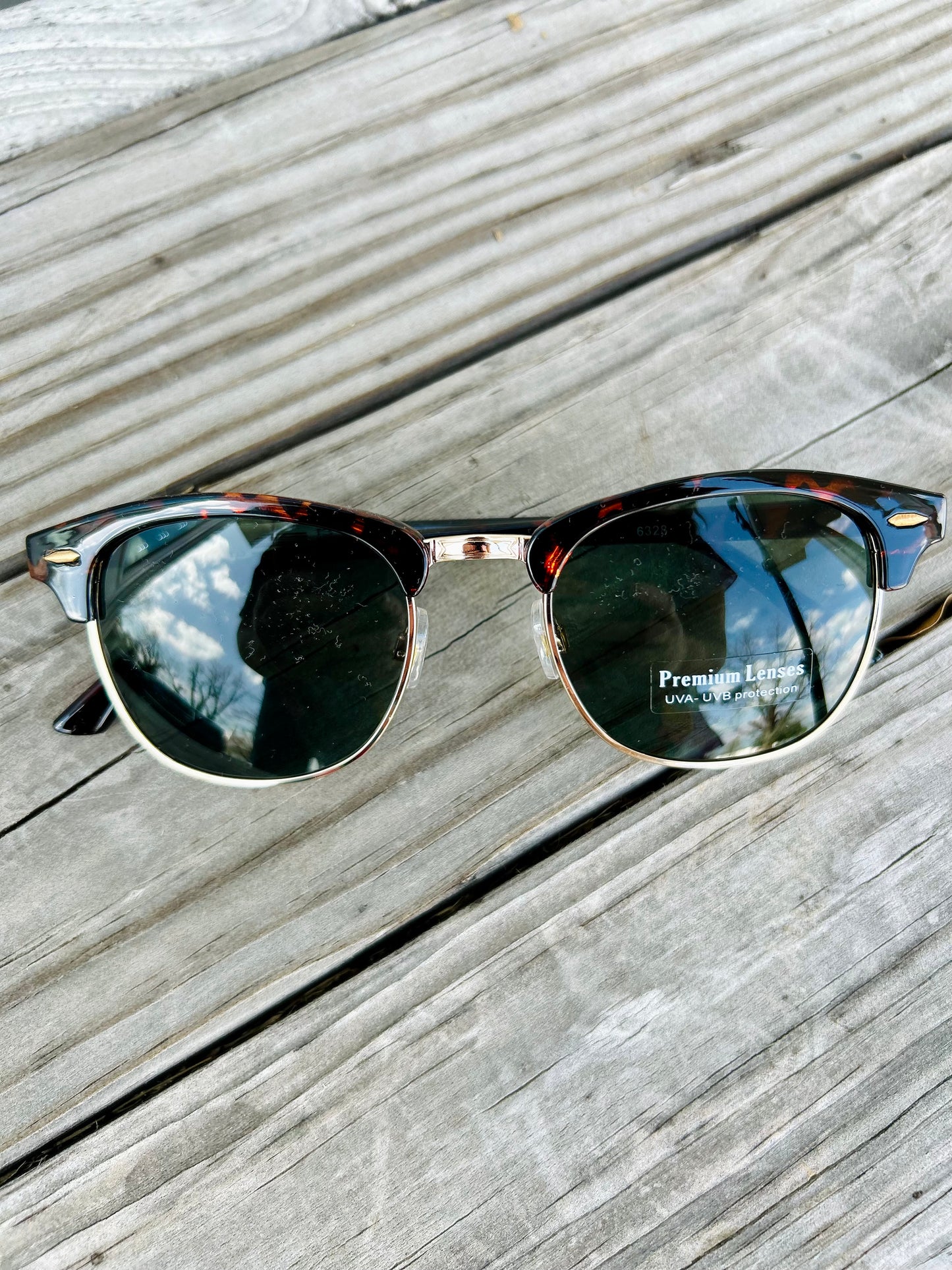 Retro Metal Rim Sunglasses (Multiple Colors)